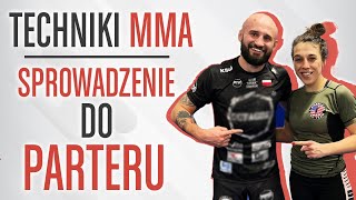 Techniki MMA  Sprowadzenie do parteru Joanna Jędrzejczyk  Artur Kornik Sowiński [upl. by Tireb988]