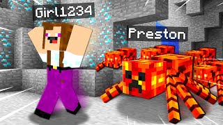 12 Ways To PRANK Noob1234s Girlfriend With MOBS  Preston Minecraft [upl. by Hach155]