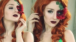 Poison Ivy Makeup Tutorial for Halloween [upl. by Thorma]