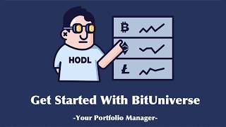 Bituniverse Tutorial  Best Crypto Portfolio app [upl. by Zacek]