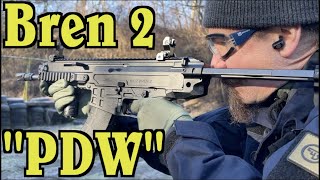 CZ Bren 2 quotPDWquot at the Range [upl. by Dustie611]