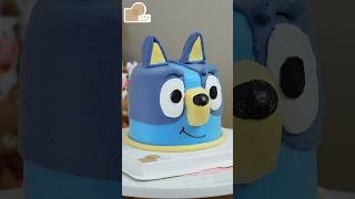 Making Bluey Into a Cake 💙 vuongtroncake cakefun  Cake Fun shorts [upl. by Norym]