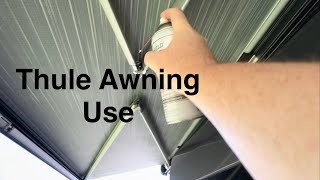 Thule Crown Awning Operation and How to Retract if Stuck [upl. by Euqitsym]