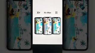 iPhone Xr Vs Xs Max Vs 11 PUBG TEST  Apple A12 Bionic Vs A13 Bionic shorts [upl. by Adnac]