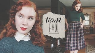 MODERN TO RETRO  Thrift Haul TryOn [upl. by Sudderth]