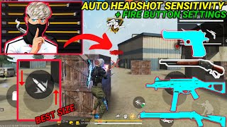 Free Fire Headshot Setting 2024 ⚡ Best Sensitivity Settings ⚙️ New SensitivityHud Setting Free Fire [upl. by Aicenaj]