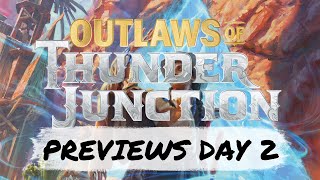 Outlaws of Thunder Junction Previews Day 2  The Best Cancel With Upside Ever  Mtg [upl. by Lrae]