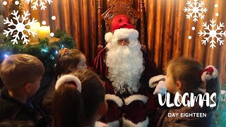 The kids met SANTA Day two at Center Parcs  VLOGMAS 2023 🎄  The Radford Family [upl. by Waldo]