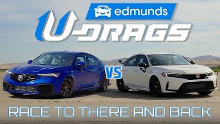 UDrag Integra Type S vs Civic Type R [upl. by Cochran]