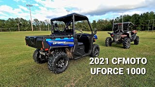 2021 CFMOTO UForce 1000 1st Ride [upl. by Lertnek]