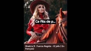 Shakira el jefe traduction [upl. by Esialb]