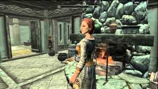 Skyrim Hearthfire DLC My house tour [upl. by Eislrahc]