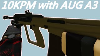 10KPM with the AUG A3 Phantom Forces Gameplay [upl. by Evadne]