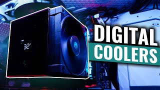 DeepCools New Digital CPU Coolers Review [upl. by Norra642]