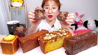 밀도 큐브초코 큐브커스터드 러스크 빵 디저트 먹방 Dessert Mukbang [upl. by Teagan978]