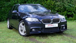 2013 63 BMW 520d M Sport Touring finished in Azurite Black  BROOKFIELD AUTOS [upl. by Ocimad]