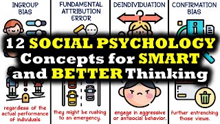 12 Social Psychology Concepts for Smart and Better Living [upl. by Etaner527]