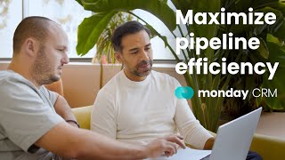 Maximize pipeline efficiency with monday sales CRM [upl. by Ahsienahs]