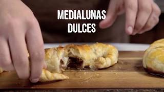 Medialunas Rellenas con Dulce de Leche  Receta Tastemade 2 [upl. by Ayekim]