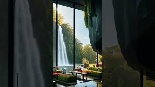 🏠 Modern meets natural water design modern nature waterfall [upl. by Schubert]