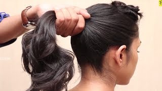 Different Ponytail Hairstyles for Short Hair ★ Simple and beautiful hairstyle for Ladies ★ Updos [upl. by Burman690]