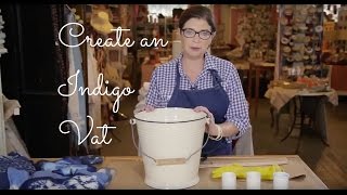 How to Prepare an Indigo Vat [upl. by Hannazus647]