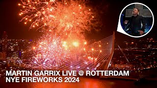 MARTIN GARRIX LIVE  ROTTERDAM NYE FIREWORKS 2024 [upl. by Debra]