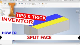 Inventor How To Split Face [upl. by Roselin]