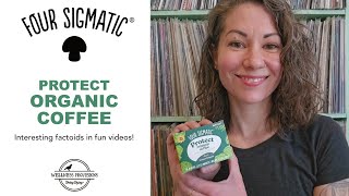 What is Four Sigmatic Protect Coffee Mushroom Coffee Review  Benefits  Chaga Cordyceps Caffeine [upl. by Ayekan]