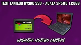 ⚙️TEST TANIEGO SSD  ADATA SP580  UPGRADE MOJEGO LAPTOPA🔥 [upl. by Hnoj295]