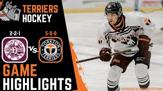 GAME HIGHLIGHTS Flin Flon Bombers 1 at Yorkton Terriers 4 [upl. by Oirasan]