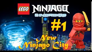 LEGO Ninjago Nindroids LEGO Ninjago Videogame  Part 1 New Ninjago City [upl. by Elata]