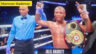 Jalil Hackett Defeats Peter Dobson in DAZN Debut [upl. by Elleina]