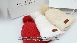 Comfortable Knit Skull Caps ChineseMade Knit Beanies For Winter Customizable Knit Headwear [upl. by Tedra]