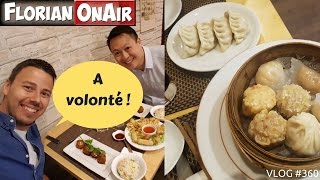 RAVIOLIS CHINOIS à VOLONTE avec LANG  VLOG 360 [upl. by Anwahsak]