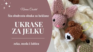 Šta sadrži obuka za heklanje plišanih ukrasa za jelku [upl. by Carlin497]