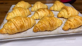 CROISSANT Recipe  Flaky amp Crisp Butter Croissant [upl. by Parsaye]