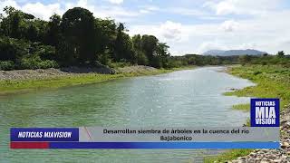 Desarrollan siembra de árboles en la cuenca del río Bajabonico [upl. by Eolhc]