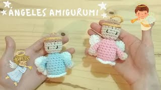 Ángeles Navideños Amigurumi 🧶  Paso a Paso [upl. by Gemina]