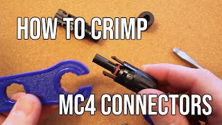 Learn How to Crimp MC4 Connectors for Solar Panels [upl. by Enitsirk]