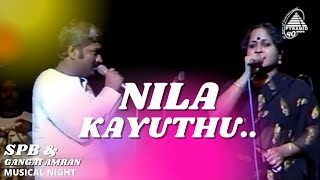 Nila Kayuthu  SPB And Gangai Amaran Musical Night [upl. by Airamasor]