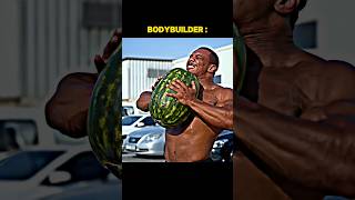 Bodybuilder vs 🍉Watermelon and Armwrestlers vs Watermelon armwrestling viral shorts trending [upl. by Aden]