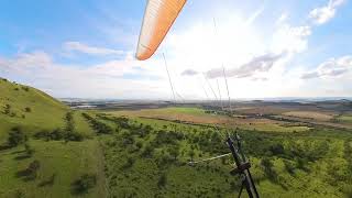 Raná  NW 372024 Approach  Landing 1828 Enzo 3 Paragliding Hill Soaring Czech Rep Česko [upl. by Yekcir]