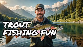 Unforgettable Chasing Big Trout Fishing Adventure [upl. by Reiter]