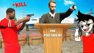 Flight Killing The PRSEIDENT Of GTA 5 [upl. by Sirtimed]