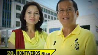 Risa Hontiveros TV Ad with Noynoy Aquino [upl. by Seto]