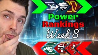 Week 8 NFL POWER Rankings UPDATED Standings for ALL 32 Teams [upl. by Ennaed]