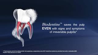 Biodentine  REVERSE THE IRREVERSIBLE [upl. by Anihcak]