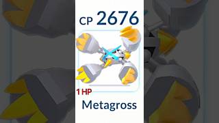 1 HP✨Shiny Metagross Destroy Grunt Badly in pokémongo [upl. by Ljoka252]