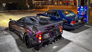 12000 Exhaust vs 10 Million Pagani Zonda 760 AY [upl. by Suoirred]